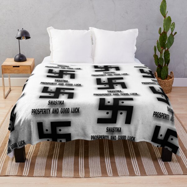 Swastika Art work Throw Blanket