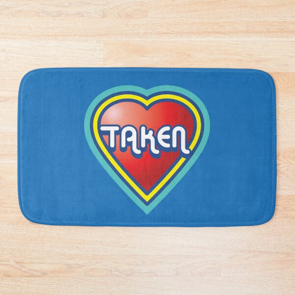 Item preview, Heart Taken and in Love- Retro Style Art Logo designed and sold by kennister1970.
