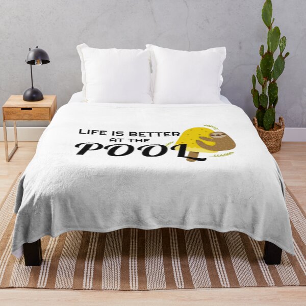 Item preview, Life Is Better At The Pool designed and sold by Danielle Shafiki.
