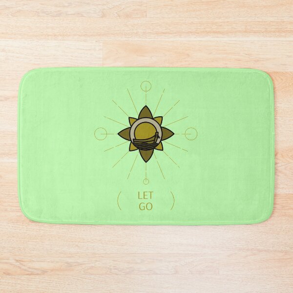 Item preview, Let Go mandala zen quote spiritual gifts designed and sold by KiriBrero.