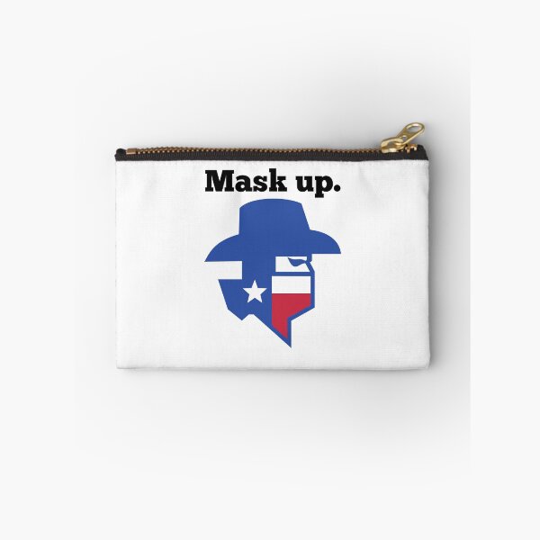 Item preview, Mask Up Texas (black text) | Stay Covid Free designed and sold by StickerPolitics.