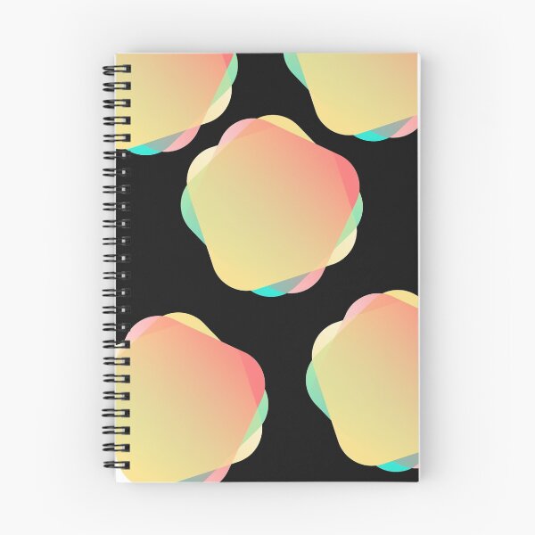 Item preview, Multicolored Spiral Notebooks, Hardcover designed and sold by Count Timer.