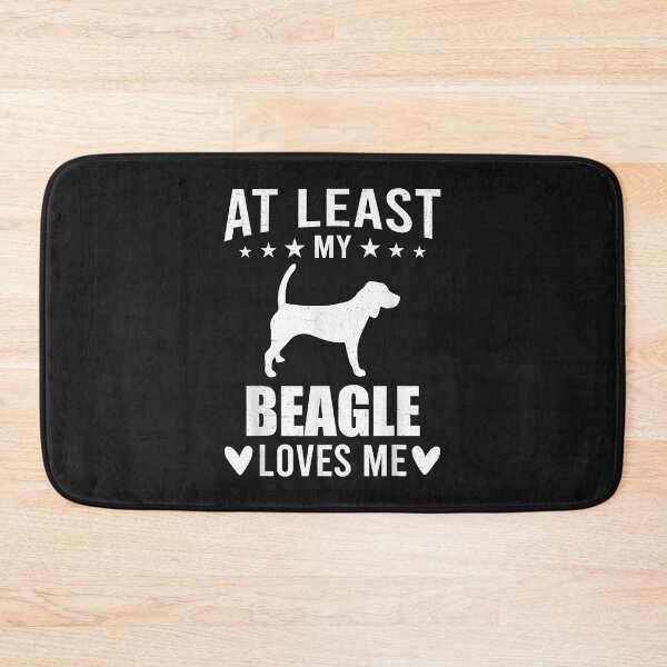 Item preview, At Least My Beagle Loves Me Dog Lover designed and sold by jimmiexq.
