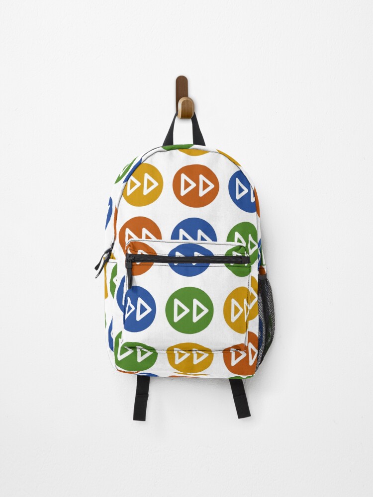 Thumbnail 1 of 3, Backpack, FAST FORWARD (Diagonal Pattern) designed and sold by PSheekey.