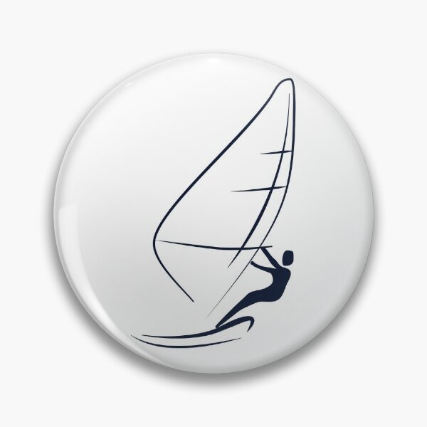 Item preview, Minimalist Windsurfing Design designed and sold by D-Spot Shop.