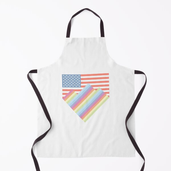 Item preview, American Flag  mountains rainbow American independence designed and sold by RJuliya.