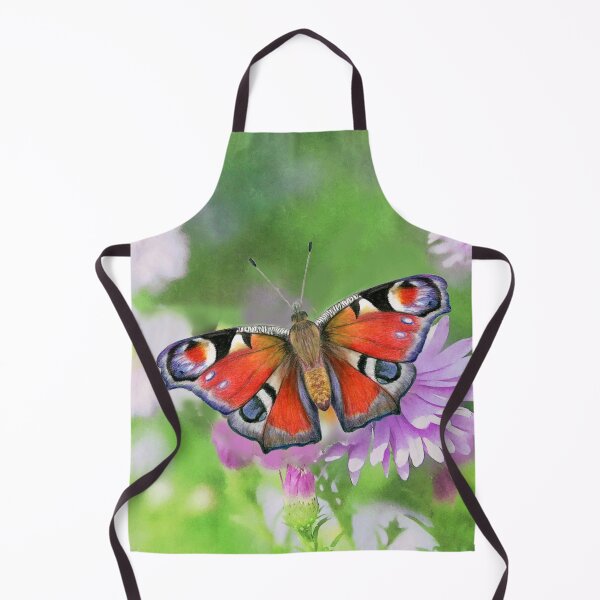 Item preview, Peacock Butterfly Watercolor Painting Wildlife Artwork designed and sold by Alison Langridge.