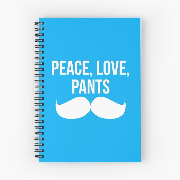 Item preview, Mumbo Jumbo Peace, Love & Pants in Blue designed and sold by vuilwerk.