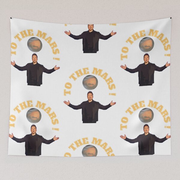 Item preview, Hacia Marte con Elon Musk 2 designed and sold by TraderShirts.