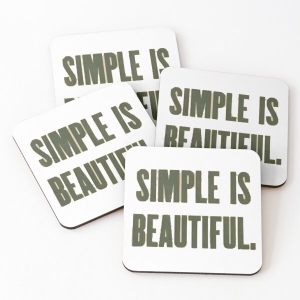 Item preview, Simple is beautiful t-shirt  designed and sold by Frangi_Pane_ Magazine.