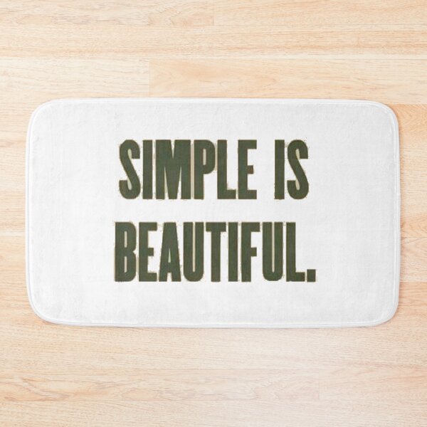 Item preview, Simple is beautiful t-shirt  designed and sold by Frangi_Pane_ Magazine.