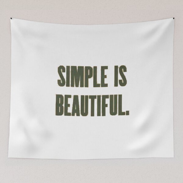 Item preview, Simple is beautiful t-shirt  designed and sold by Frangi_Pane_ Magazine.