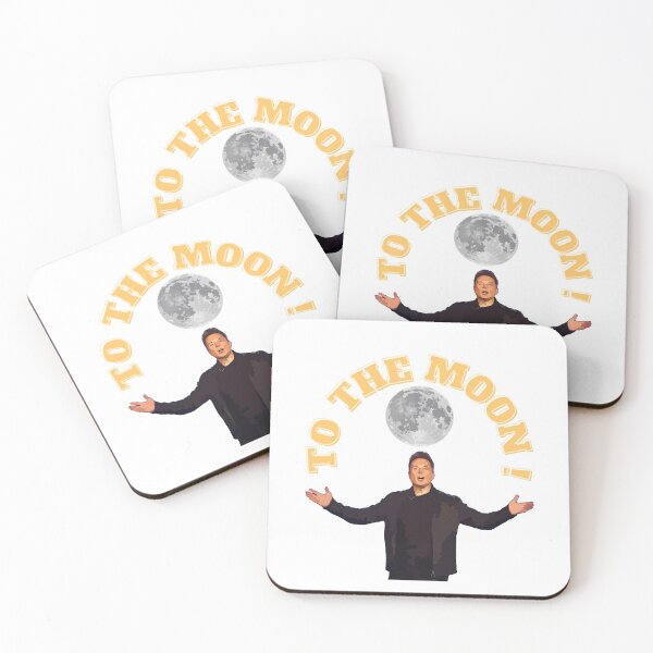 Item preview, A la luna con Elon Musk 2 designed and sold by TraderShirts.
