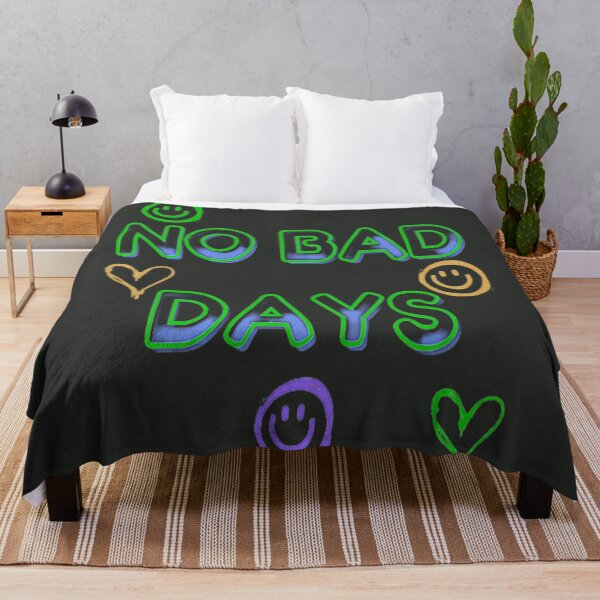 Item preview, No Bad Days, NR 2, Palabras, Ilustración abstracta, Citas motivacionales designed and sold by Adri Barnard.