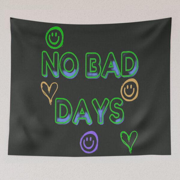 Item preview,  No Bad Days, NR 2, Words, Illustration Abstracto, Motivational Quotes designed and sold by Adri Barnard.