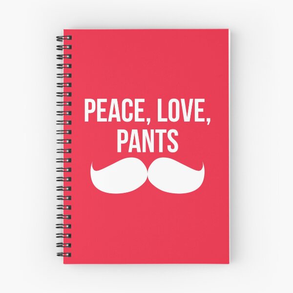 Item preview, Mumbo Jumbo Peace, Love & Pants in Red designed and sold by vuilwerk.