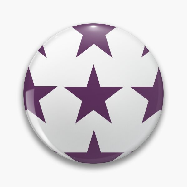 Item preview, Large AUBERGINE PURPLE and WHITE STARS  designed and sold by RachelMacht.