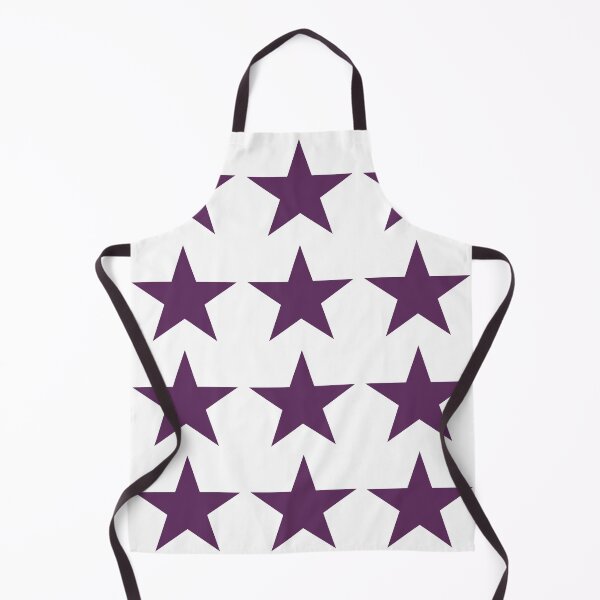 Item preview, Large AUBERGINE PURPLE and WHITE STARS  designed and sold by RachelMacht.