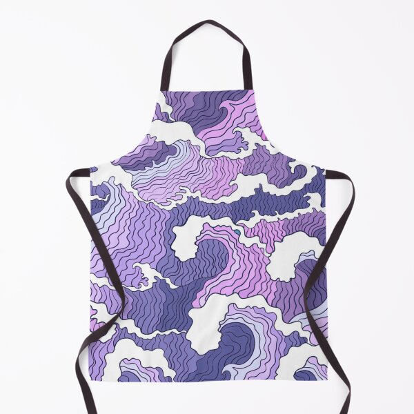 Item preview, purple waves designed and sold by Catspuss.