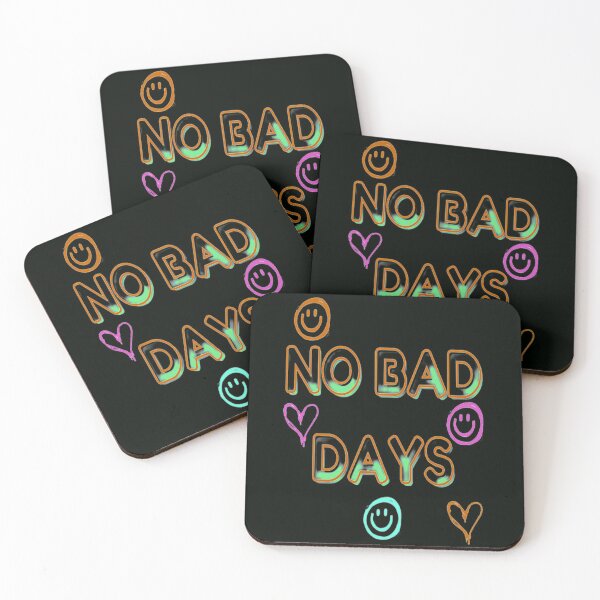 Item preview,  No Bad Days, NR 3, Words, Illustration Abstracto, Motivational Quotes designed and sold by Adri Barnard.