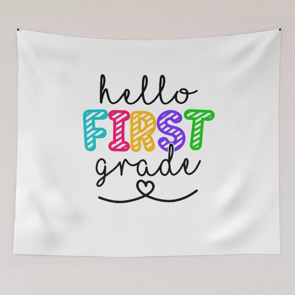 Item preview, Hello First Grade designed and sold by WaveOcean123.