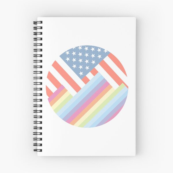Item preview, American Flag  Mountains rainbow American independence  designed and sold by RJuliya.