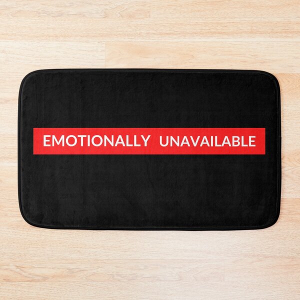 Item preview, Emotionally unavailable red rectangle designed and sold by Kei-O-kay.