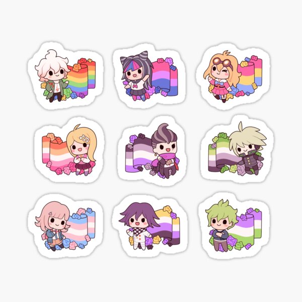 Danganronpa Pride Part 1 Sticker