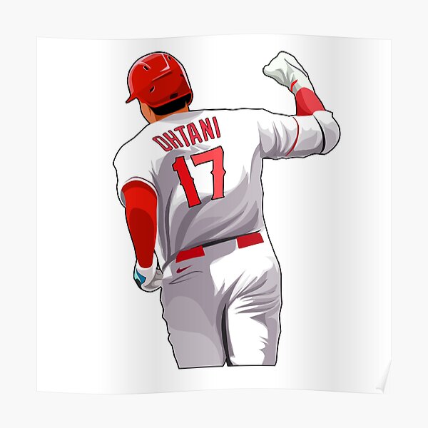 "Shohei Ohtani Pump His Fist" Poster for Sale by GoFlex86 Redbubble