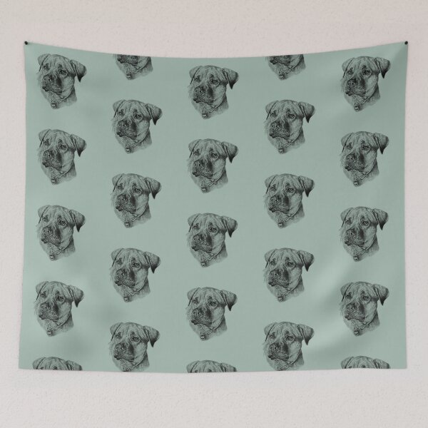 Item preview, Zeus the English Mastiff for Kate WITHOUT WHITE BACKGROUND designed and sold by Ro Windust.