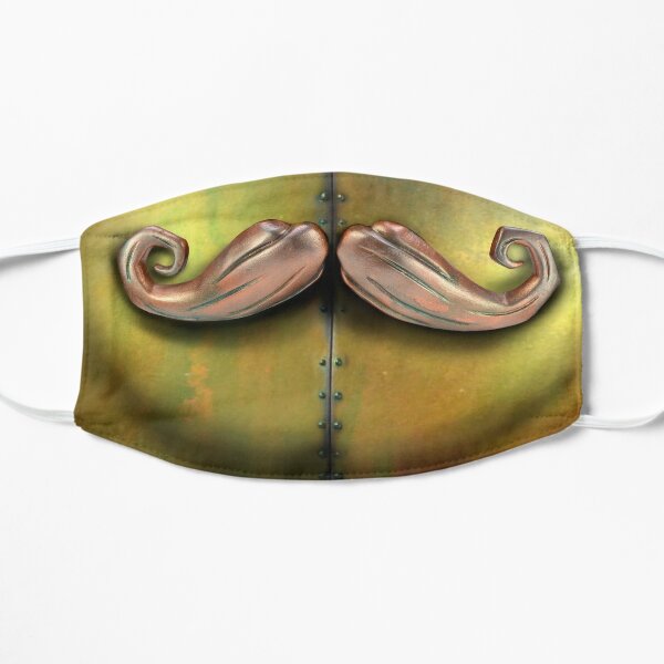 Mechtorian Moustache Mask Flat Mask