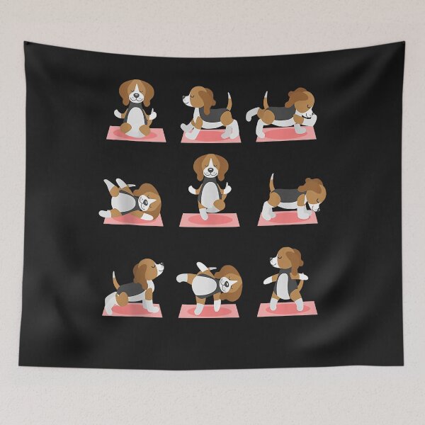 Item preview, Beagle Yoga Shirt-Yoga Beagle On Mat-Cool Gifts Tank Top designed and sold by jimmiexq.