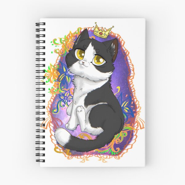 Item preview, King black and white cat designed and sold by Furiarossa.