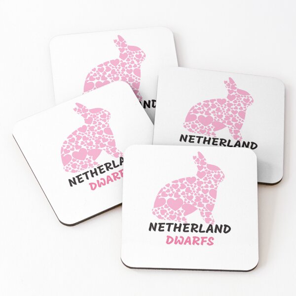 Item preview, Netherland Dwarfs Rabbit Hearts designed and sold by medbdj.