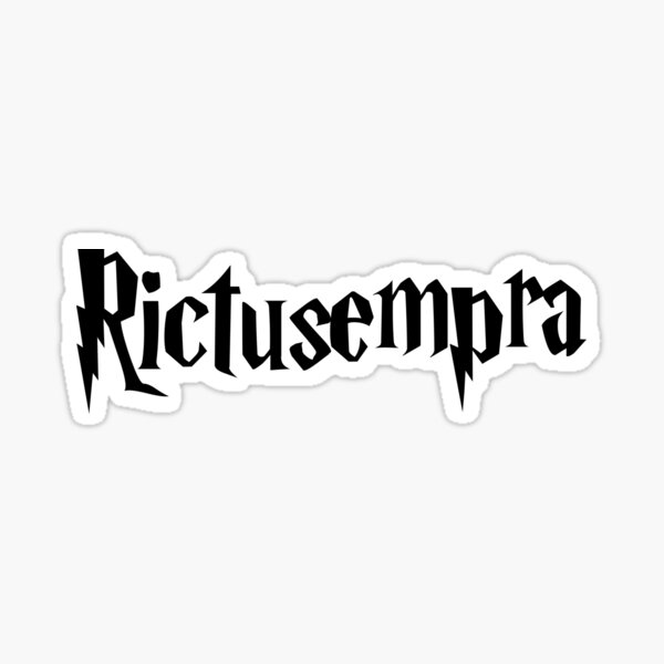 Rictusempra Potter Spells Sticker For Sale By Dibeja Redbubble   St,small,507x507 Pad,600x600,f8f8f8 