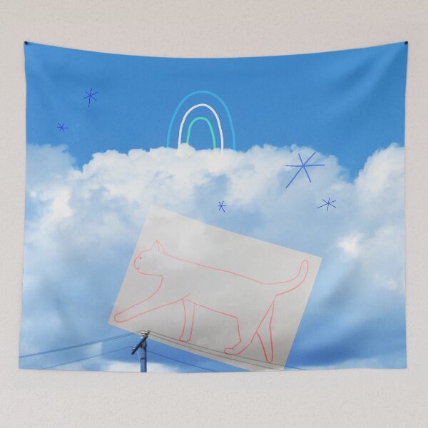 Item preview, Cat Walking on Thin Line designed and sold by jaime hoe.