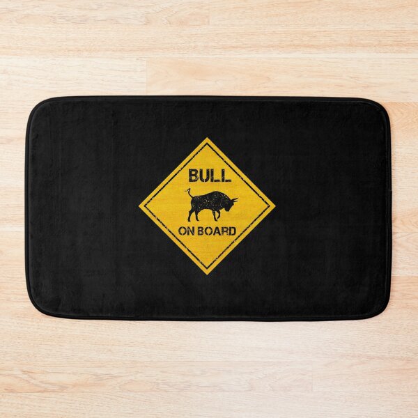 Item preview, BULL ON BOARD - Stickers for Cars designed and sold by CAUTION SHOP.