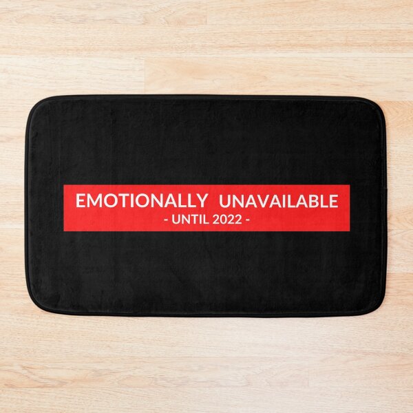 Item preview,  Emotionally Unavailable Until 2022 Red Rectangle designed and sold by Kei-O-kay.