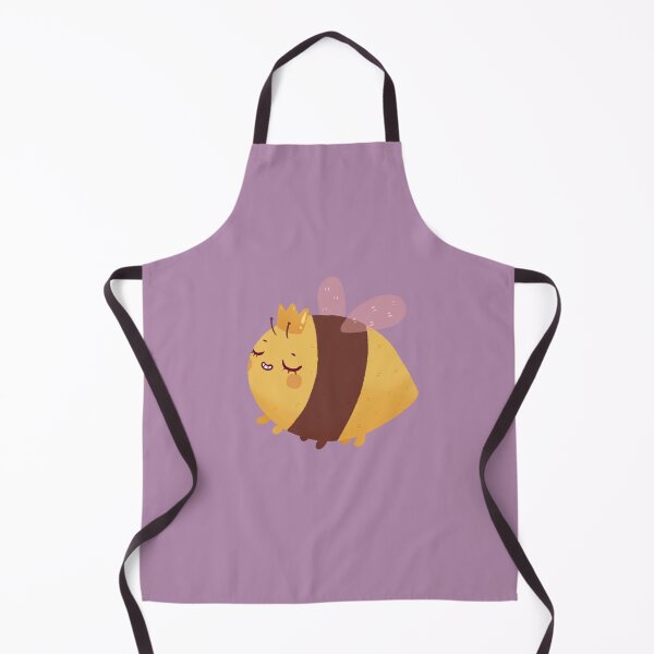 Item preview, Queen Bee Cute Illustrated Bumble Bee Design designed and sold by DustandMarbles.