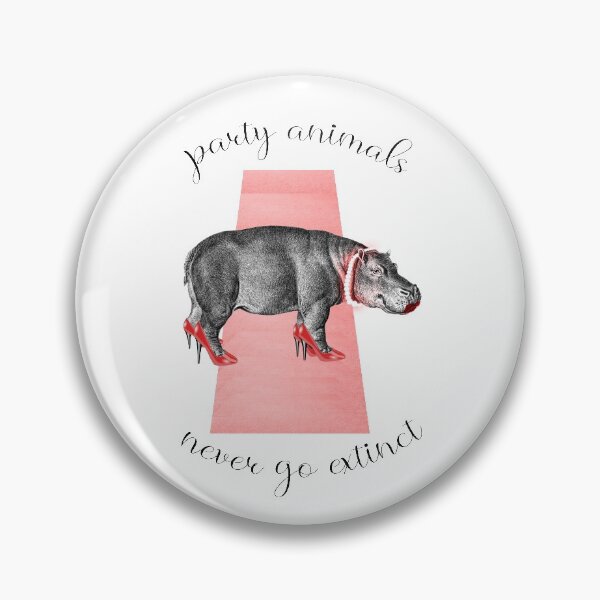 Item preview, PARTY ANIMALS _ HIPPO designed and sold by PagotoCaroto.