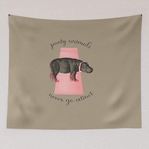 Item preview, PARTY ANIMALS _ HIPPO designed and sold by PagotoCaroto.