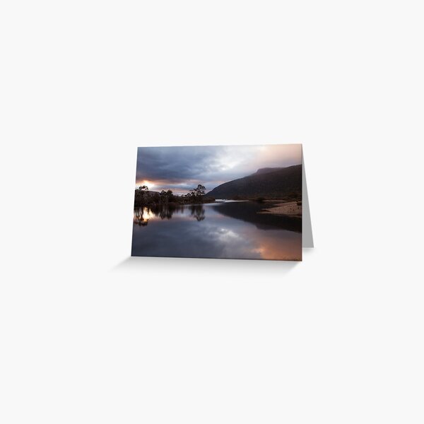 Sunrise - Narcissis River Overland Track Greeting Card