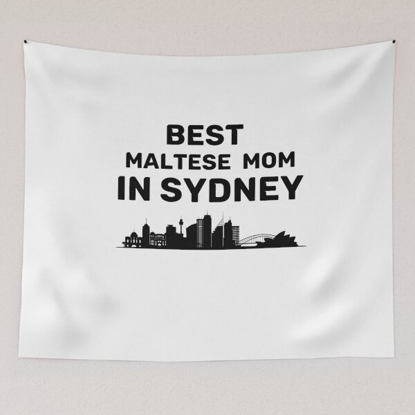 Item preview, Maltese Mom - Sydney - Best Mom - Skyline - Black designed and sold by Beyond Words.