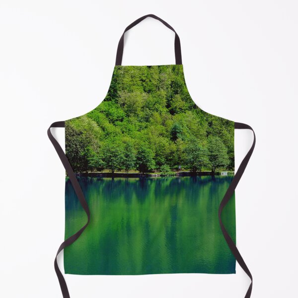 Item preview, Beautiful emerald lake in a magical forest designed and sold by chiaravisuals.