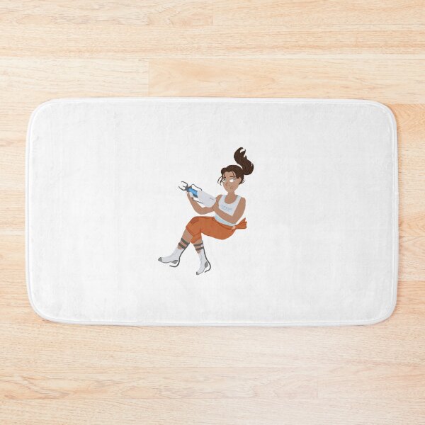Item preview, Portal Chell Falling with Portal Gun Design designed and sold by DustandMarbles.