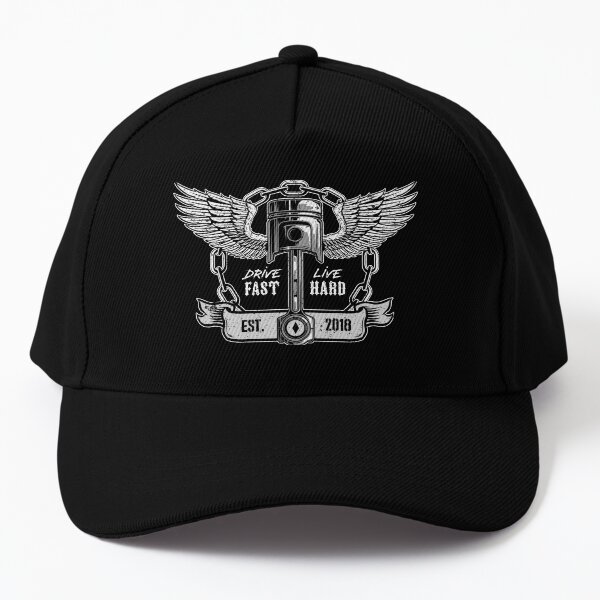 Drive Fast, Live Hard Baseball Cap