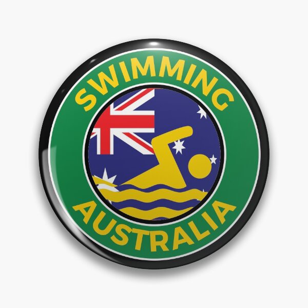Item preview, Swimming Australia designed and sold by Rhu Creations.