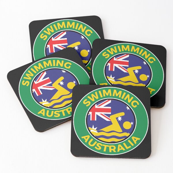 Item preview, Swimming Australia designed and sold by Rhu Creations.