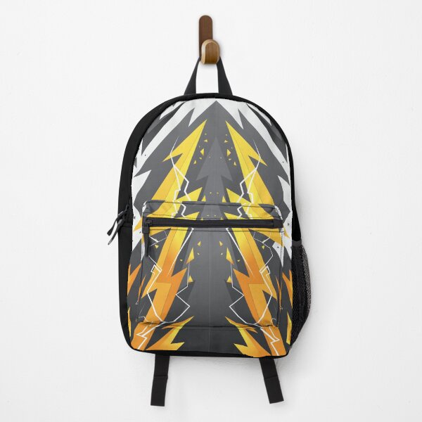 Item preview, Cool Yellow and Black Lightning Backpack designed and sold by ZODSTER.