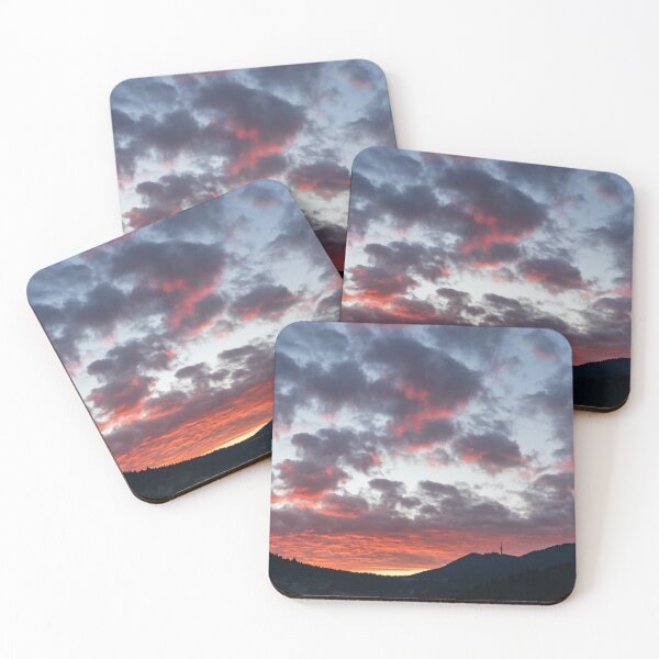 Item preview, Big Sky Country - Rhodope Mountains Sunup with Snezhanka Snow White TV Tower designed and sold by Georgia Mizuleva.